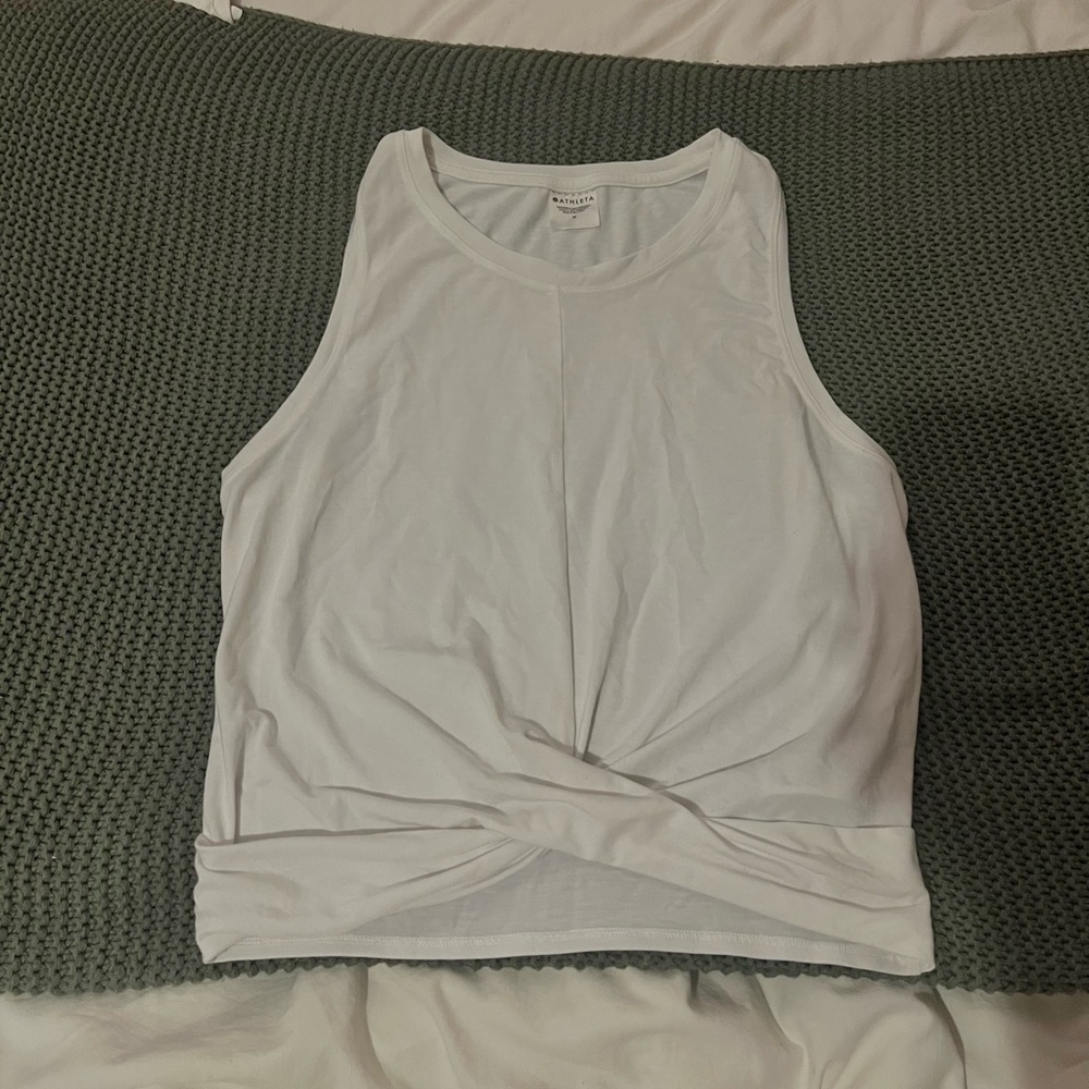 Athleta White Workout Tank